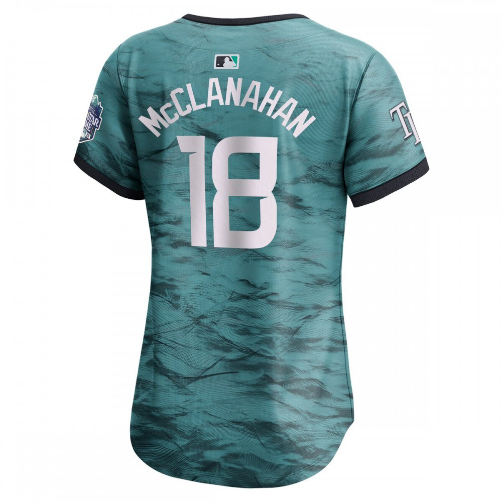 Shane McClanahan American League Women's 2023 MLB All-Star Game Limited Player Jersey - Teal-Pro Kit Vault | Brand New 26/27 Sports Jerseys